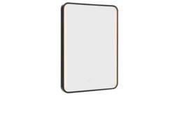Framed Rectangular Bathroom Vanity Mirror with LED Lights
