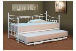 Vintage Style Florida Metal Daybed Frame with Optional Trundle - thumbnail 3