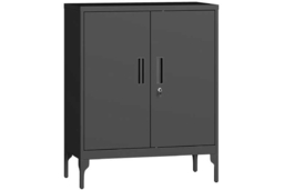 Metal Lockable Storage Cabinet - Heavy Duty, Adjustable Shelves, 120kg Capacity, Industrial Modular Wardrobe - thumbnail 5