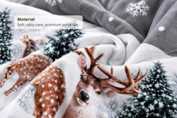 Festive Christmas Duvet Set - Multiple Size & Seasonal Design Options - thumbnail 8