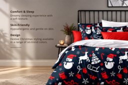 Festive Christmas Duvet Set - Multiple Size & Seasonal Design Options - thumbnail 3