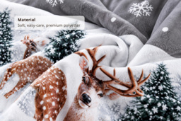 Festive Christmas Duvet Set - Multiple Size & Seasonal Design Options - thumbnail 4