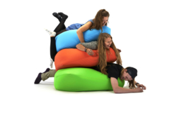 Giant Cord Highback Beanbag Chair - Indoor/Outdoor, Water-Resistant, Kids & Adult Sizes - thumbnail 5