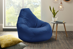 Giant Cord Highback Beanbag Chair - Indoor/Outdoor, Water-Resistant, Kids & Adult Sizes - thumbnail 3
