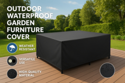Outdoor Waterproof Garden Furniture Cover - Durable 170cm Protection - thumbnail 6