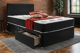 Strada Plush Divan Bed with Storage & Mattress - thumbnail 5