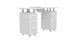 Manicure Table with Drawers, Wheels & Dust Collector - thumbnail 3