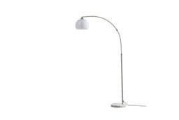 Modern Arched Floor Lamp with Marble Base - Dome Lampshade & E27 Bulb Compatible - thumbnail 5