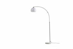 Modern Arched Floor Lamp with Marble Base - Dome Lampshade & E27 Bulb Compatible