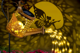 Solar LED Watering Can Fairy Lights - Weatherproof - thumbnail 1