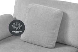 PRICE DROP! Elegant 2-Seater Chenille Upholstered Sofa with Cushions and Wooden Legs - thumbnail 4