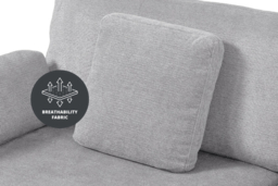 PRICE DROP! Elegant 2-Seater Chenille Upholstered Sofa with Cushions and Wooden Legs - thumbnail 8