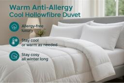 Anti-Allergy Feels Like Down Winter Duvet - Hypoallergenic, Machine Washable, 13.5/15/16.5 Tog, 4 Sizes - thumbnail 2