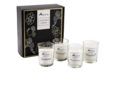4-Piece Scented Candle Gift Set for Aromatherapy - Natural Soy Base & Lasting Fragrance - thumbnail 1