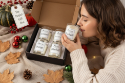 4-Piece Scented Candle Gift Set for Aromatherapy - Natural Soy Base & Lasting Fragrance - thumbnail 6