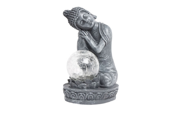 20cm Solar LED Weatherproof Buddha Garden Light - Outdoor Pathway & Patio Lighting - image 1