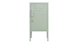 Steel Lush Metal Nightstand Locker with Adjustable Shelf - Bedroom Storage, Lockable, 4 Colours - thumbnail 8