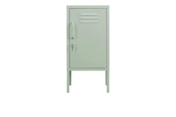 Steel Lush Metal Nightstand Locker with Adjustable Shelf - Bedroom Storage, Lockable, 4 Colours - thumbnail 4