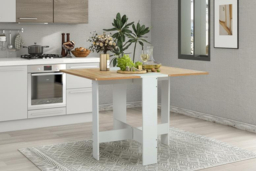 Versatile Modern Drop Leaf Dining Table for Space-Saving Functionality - thumbnail 8