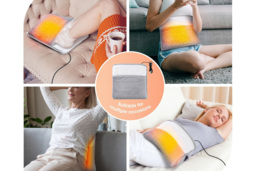 USB Heated Electric Plush Blanket & 2-in-1 Hand & Foot Warmer - Machine Washable, Energy Saving, Modern Cosy Style - thumbnail 4