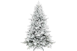 PRICE DROP! 6ft Snow-Flocked Artificial Christmas Tree - Luxury Winter Pine, Realistic Branches - thumbnail 5