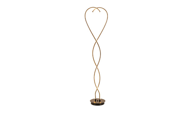 Heart-Shaped Swirling LED Floor Lamp - image 1