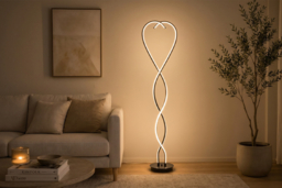 Heart-Shaped Swirling LED Floor Lamp - thumbnail 6