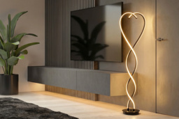 Heart-Shaped Swirling LED Floor Lamp - thumbnail 4