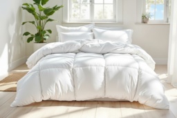 PRICE DROP! Hypoallergenic 4.5 Tog Easy Care Summer Duvet - Lightweight, Breathable, Machine Washable - Single to Super King - thumbnail 2