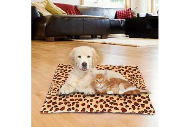 Electric Heating Pad for Dogs, Cats & Small Pets - Easy Clean, Anti-Slip, 37x47cm Heated Mat - image 1