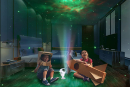 LED Astronaut Galaxy Ceiling Projector Light - Adjustable Mood Lighting, Two Styles - thumbnail 7
