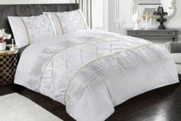 Premium Polycotton Easy-Care Eleanor Duvet Set - Modern, Machine Washable, Four Sizes, Five Colours - thumbnail 8