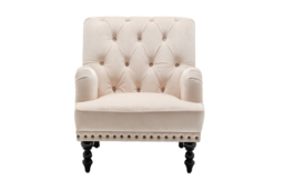 PRICE DROP! Darwin Tufted Accent Chair - Grey, Cream, Mustard or Blue! - thumbnail 5