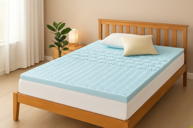 5-Zone Memory Foam Mattress Topper - Hotel Quality, Airflow Design, Multiple Sizes, Optional Cover - image 1