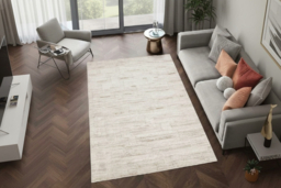STL Washable Non-Slip Geometric Area Rug - Soft Polyester, Machine Washable, Modern Scandi Style - thumbnail 6