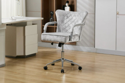 Height-Adjustable Swivel Office Chair - thumbnail 2