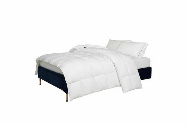 PRICE DROP! Indulgent Goose Feather Duvet, Memory Foam Topper & Pillow Bundle Set - image 1