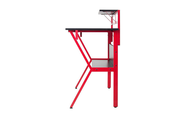 Contemporary 1 or 2-Tier MDF & Steel TV Stand Desk - Space-Saving Storage, Easy-Assembly, 5 Colour Options - image 1