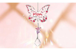 3Pcs Acrylic Butterfly Suncatcher Window Hanging - Colourful Crystal Wall Art, Home Decor Gift, 9x7cm - thumbnail 7