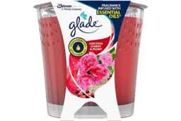 Glade Glass Scented Candle Bundle - Modern Glass Home Decor, Essential Oil Candles, 129g & 224g - thumbnail 4