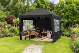 Outsunny Pop Up Gazebo Canopy - Weather-Resistant Steel, 2x2m, Removable Walls, Portable Garden Shelter - thumbnail 5