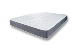 Grey Memory Foam Hybrid Sprung Mattress - Pressure Relief & Support, 5 Sizes