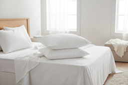 Luxury Goose Feather & Down Pillows - Soft, Breathable, Machine Washable - Pack of 2 or 4 - thumbnail 6