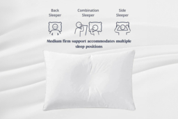 Luxury Goose Feather & Down Pillows - Soft, Breathable, Machine Washable - Pack of 2 or 4 - thumbnail 8