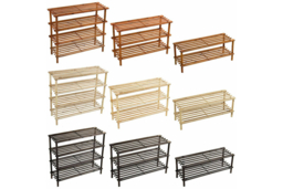 Wooden Shoe Rack in 3 Sizes and 3 Colours - thumbnail 5