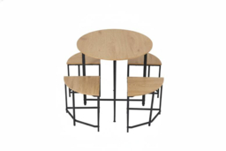 Space-Saving Dining Table and Stool Set - thumbnail 7