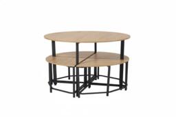 Space-Saving Dining Table and Stool Set - thumbnail 1
