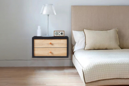 Floating Bedside Table with Drawers - thumbnail 8