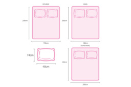 Luxury Satin Fitted Sheet Bedding Set - Hypoallergenic, Deep Pocket, Machine Washable - Double, King & Super King Sizes - thumbnail 3