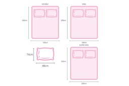 Luxury Satin Fitted Sheet Bedding Set - Hypoallergenic, Deep Pocket, Machine Washable - Double, King & Super King Sizes - thumbnail 7
